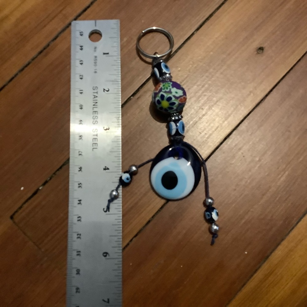 Bead key ring/purse jewelry